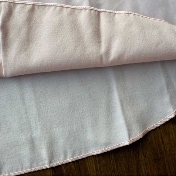 Vintage NATORI Nightgown Medium Pink Satin Long Sleeve Tunic Embroidered Lace - Picture 11 of 14